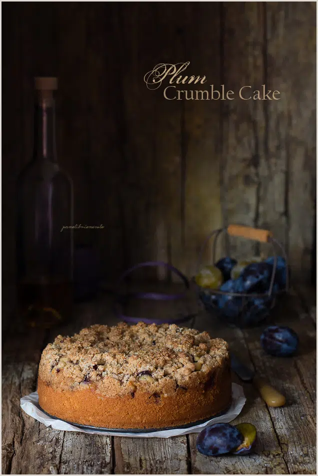 plum crumble cake