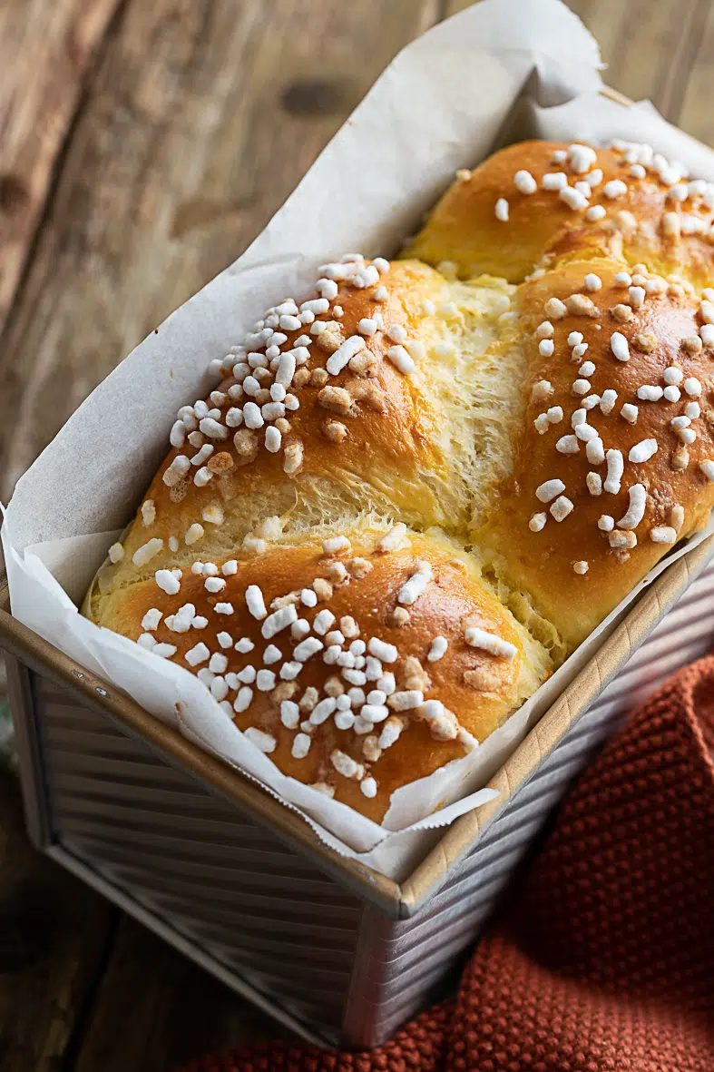 pan brioche con biga