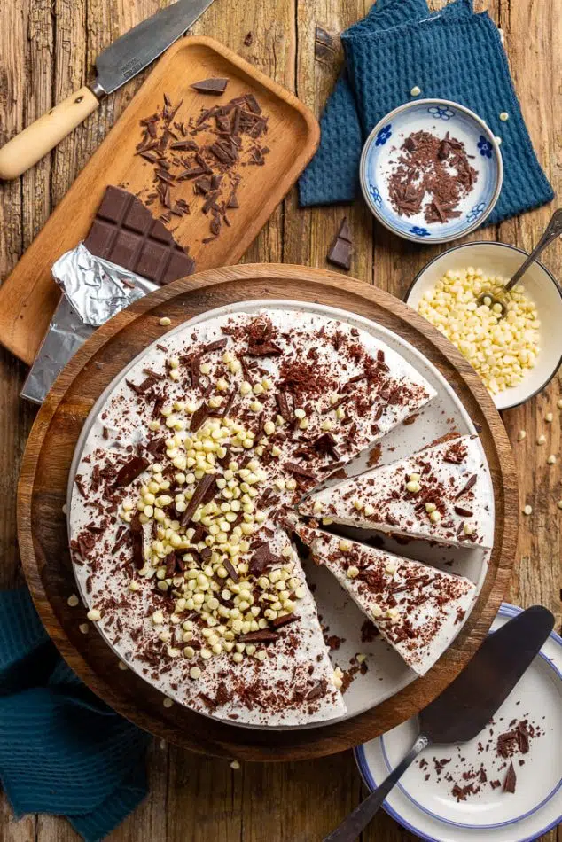 cheesecake alla stracciatella