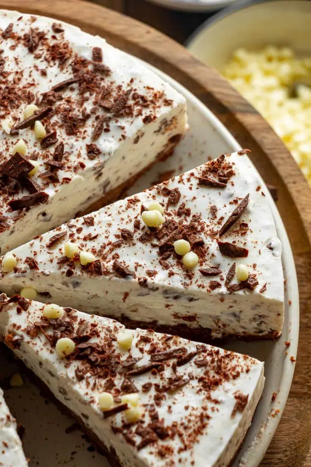 cheesecake alla stracciatella