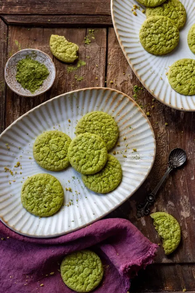 matcha cookies al cioccolato bianco