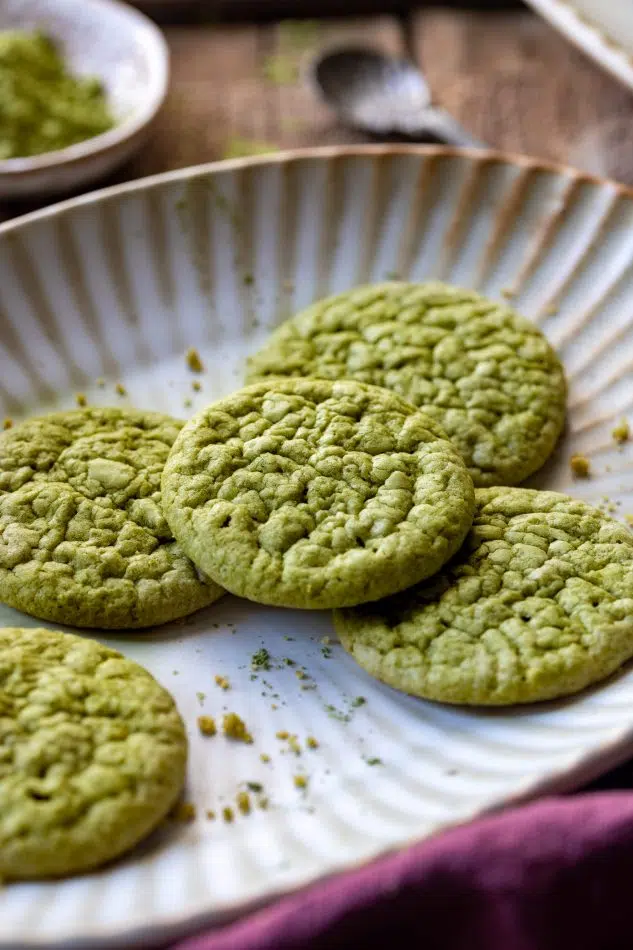 matcha cookies al cioccolato bianco