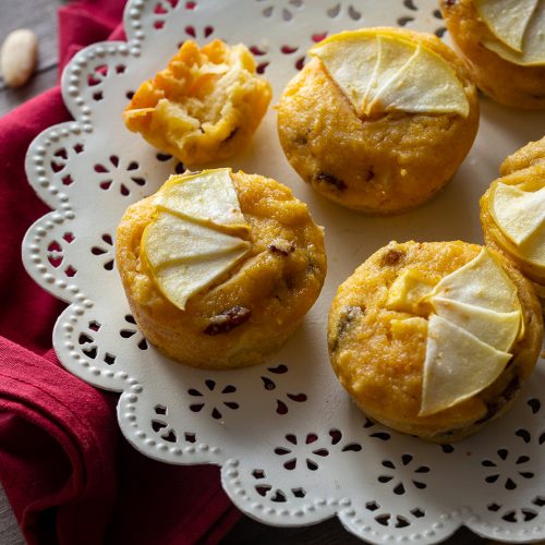 tortine di mele e polenta