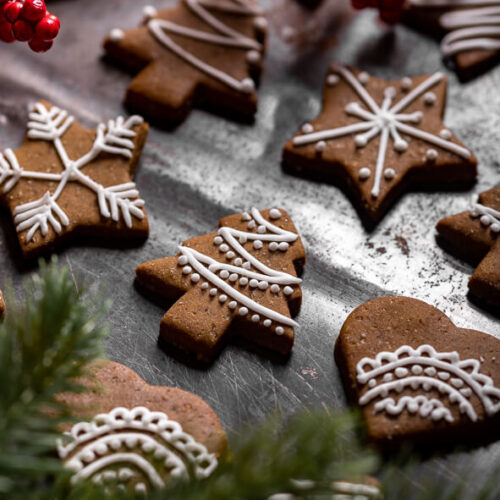 gingerbread cookies o biscotti di pan di zenzero