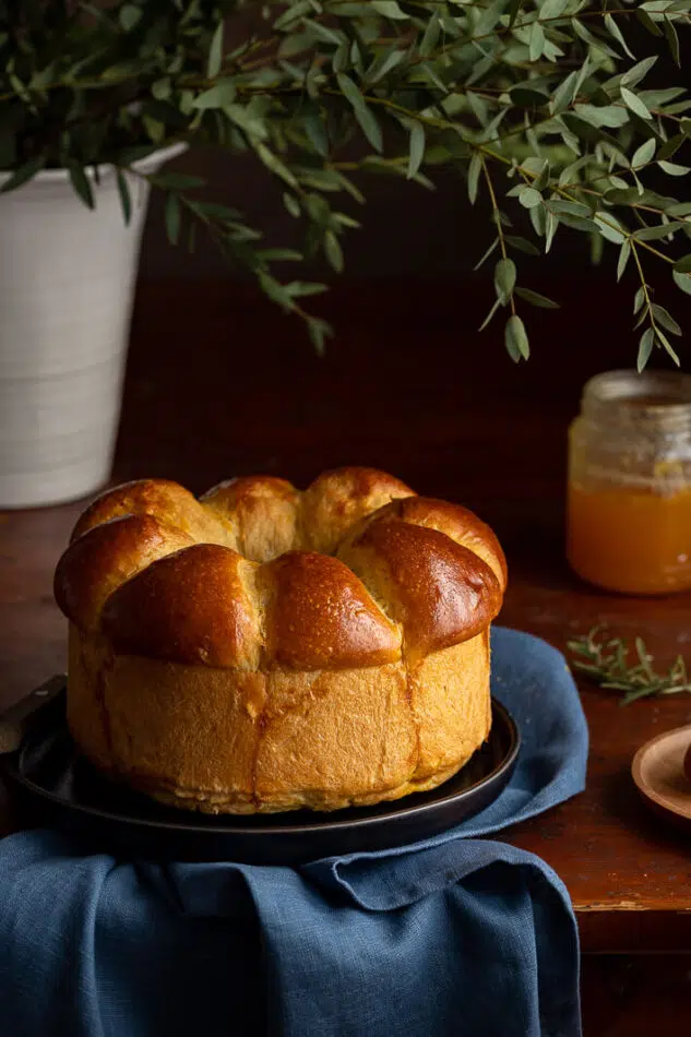 brioche all'olio extravergine miele e rosmarino