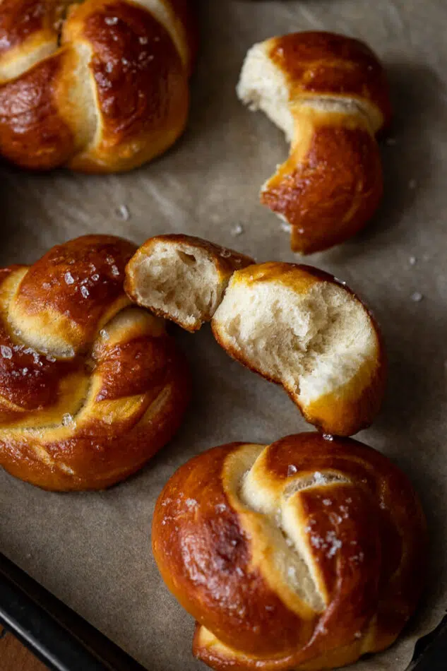 pretzel intrecciati
