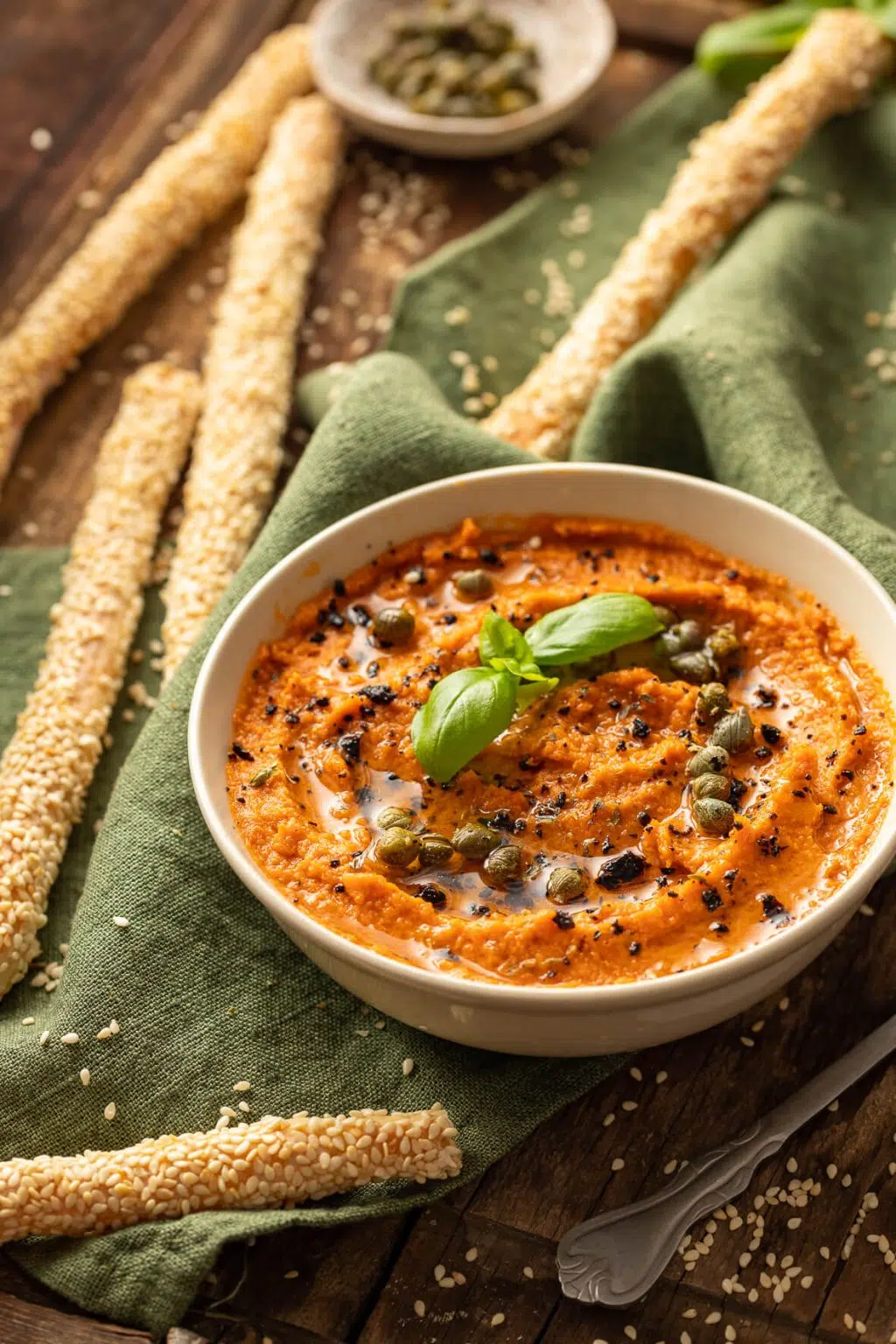 hummus di pomodori secchi