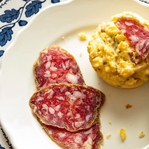 muffin salati con salame
